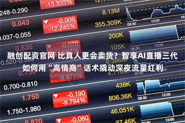 融创配资官网 比真人更会卖货？智享AI直播三代如何用“高情商”话术撬动深夜流量红利